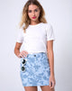 Afbeelding van Mini Broomy rok in Sky Rose