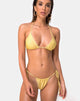 Afbeelding van Mone Bikinitop in Goudglitter