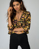 Afbeelding van Mosca Plunge Top in Agatha Bloem