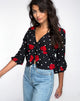 Afbeelding van Mosca Plunge Top in Cuban Rose