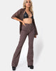 Afbeelding van Zolia Highwaisted Broek in Chinese Maan