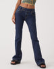 beeld van MOTEL X OLIVIA NEILL Low Rise Bootleg Jeans in Dark Vintage Wash