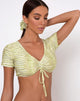 Afbeelding van Nachi Bikinitop in Croc Green
