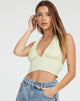 Afbeelding van Nanda Crop Top in Satin Rose Pistachio