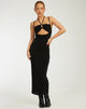 Afbeelding van Nayara Midi Dress in Zwart