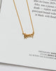 Afbeelding van Halsketting in "Honey" Goud