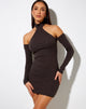 Afbeelding van Nevair Mini Dress in Rib Blackened Pearl