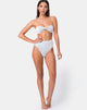Afbeelding van Nima Bikinibroekje in Crinkle Rib Wit
