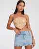 Afbeelding van Nolda Crop Top in Ditsy Mandarijn