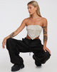 Afbeelding van Nolda Crop Top in Tonal Zebra