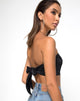 Afbeelding van Nolia Tube Top in Satijn Zwart