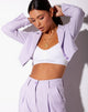 Afbeelding van Noly Cropped Blazer in Violet