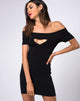 Afbeelding van Nunim Bodycon Jurk in Zwart