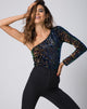 Afbeelding van Tamera Body in Prism Shine Sequin