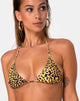 Afbeelding van Pami Bikini Top in Golden Cheetah