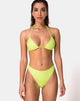 Afbeelding van Pami Bikini Top in Coated Lime