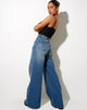 Afbeelding van Flare Parallel Jeans in Mid Wash