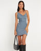 Afbeelding van Parita Mini Dress in Goblin Blue