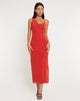 Afbeelding van Pavira Maxi Dress in Rode Klei
