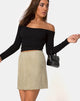 Afbeelding van Pelmo rok in Suede Khaki