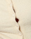 Fluffy gebreid ivoor