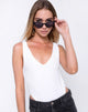 Afbeelding van Pina Bodice in Multi Rib Ivoor