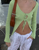 Afbeelding van MOTEL X JACQUIE Sujata Cardi in Ribtricot Pastel Lime