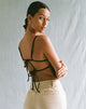 Afbeelding van MOTEL X OLIVIA NEILL Merita Crop Top in Getailleerd Zwart