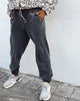 Afbeelding van Basta Jogger in Acid Washed Zwart met Engelen Embro