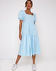 Afbeelding van Rachel Midi Dress in Hemelsblauw