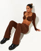 Afbeelding van Rana Crop Top in Lycra Cacao