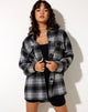 Afbeelding van Marcella Shirt in Ruit Zwart