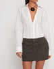Afbeelding van Rohan Long Sleeve Fitted Shirt in Poplin Wit