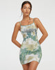 Afbeelding van Saleh Mini Dress in Digi Flower