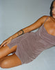Afbeelding van Revati Mini Dress in Charcoal
