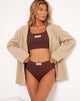 Afbeelding van XEL Pant in Deep Mahogany Modern Day Romantics Label Embro