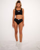 Afbeelding van XEL Pant in zwart Modern Day Romantics Label Embro