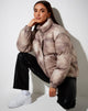 Afbeelding van Rofer Puffer Jacket in Beige Smoke