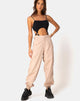 Afbeelding van Jubie Cargo Broek in Tan Boor