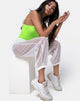 Afbeelding van Roid Trouser in Sheer White Helder Kristal