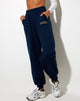 Afbeelding van Roider Jogger in Navy Angel Embro in Geel