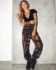 Afbeelding van Roider Jogger in Zwart Rust Tie Dye
