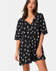 Afbeelding van Rosella Swing Dress in Dark Tulip