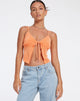 Afbeelding van Rumak Top in Crepe Zacht Oranje