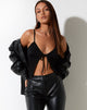 Rumak Cami Top in Crepe Zwart