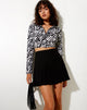 Afbeelding van Ryals Crop Top in 90s Zebra