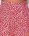 Ditsy Rose Rood Zilver