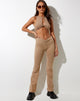 Afbeelding van Sakeri flare broek in biscuit