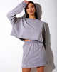 Afbeelding van Fawly Crop Top in Grey Wash Angel Embro Label