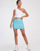 Afbeelding van Samini minirok in Drape lovertjes blauw
